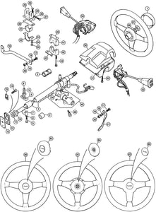 BUSH, STEERING COLUMN, UPPER, OE.