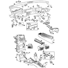 Load image into Gallery viewer, ASHTRAY, BLACK LID, CHROME SURROUND