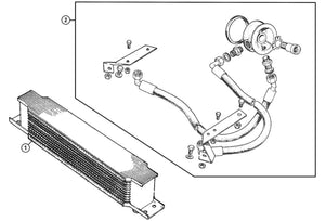 OIL COOLER, 13 ROW