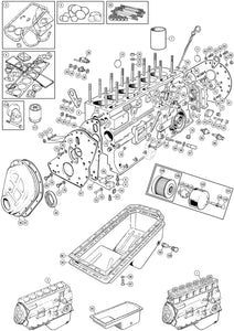 GASKET SET, CYLINDER HEAD, RECESSED BLOCK