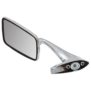 STAINLESS STEEL DOOR MIRROR, FLAT, LH