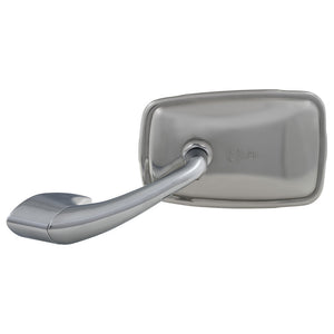 STAINLESS STEEL DOOR MIRROR, FLAT, LH