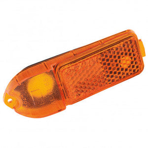 LENS, INDICATOR, PLASTIC, AMBER, LH, US spec.