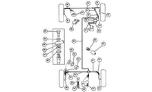 Afbeelding in Gallery-weergave laden, REMVERBINDING 2-WEGS SUBFRAME VOOR