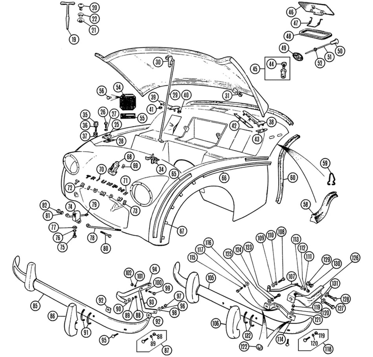 BONNET, SAFETY CATCH – Philips Classics