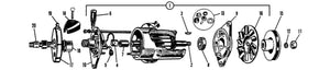 DYNAMO, MECHANISCHE TACHO-AANDRIJVING, NIEUW