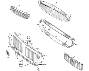 FINISHER GRILLE, LOWER