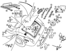 Load image into Gallery viewer, BRACKET, REAR NUMBER PLATE MOUNTING