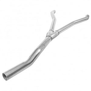 Y PIECE, EXHAUST, TWIN, STAINLESS STEEL