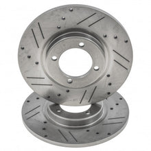 Load image into Gallery viewer, BRAKE DISC, CROSS DRILLED, PAIR