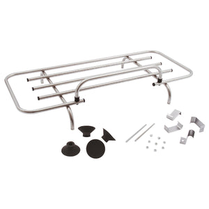 CLIP-ON BOOT RACK, 90x34 CM, STAINLESS STEEL