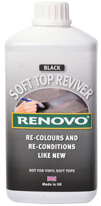 RENOVO SOFT TOP REVIVER, BLACK, 500ML
