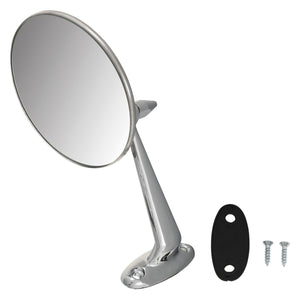 UNIVERSAL WING MIRROR, LONG ARM, FIXED