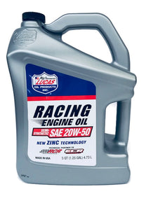 HUILE MOTEUR SEMI-SYNTHÉTIQUE RACING LUCAS 20W50, 4,73L