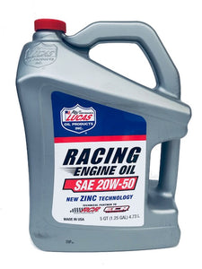 LUCAS 20W50 RACING, MINERAL ENGINE OIL, 4.73L