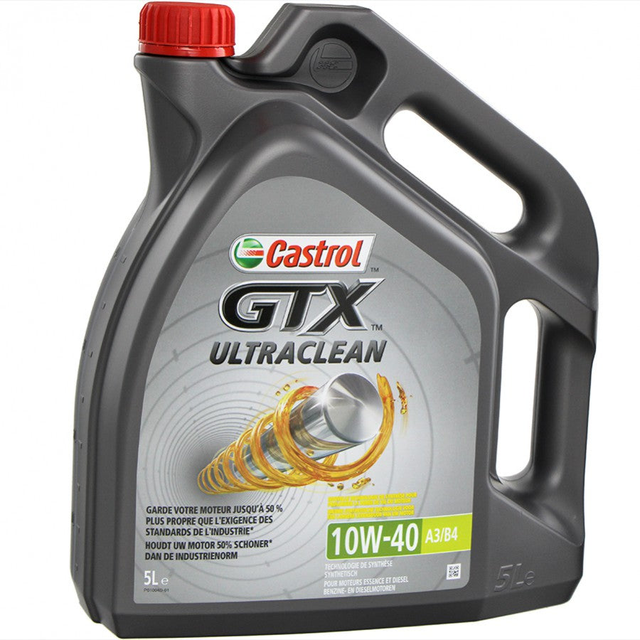 CASTROL GTX 10W40 ULTRA CLEAN 5L