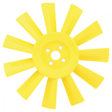 Load image into Gallery viewer, 11 BLADE PLASTIC FAN, YELLOW, MINI