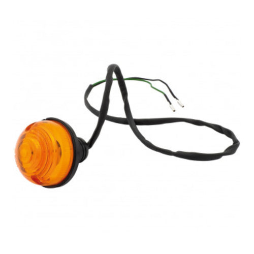 LAMP ASSEMBLY, INDICATOR, AMBER, SCREW ON LENS