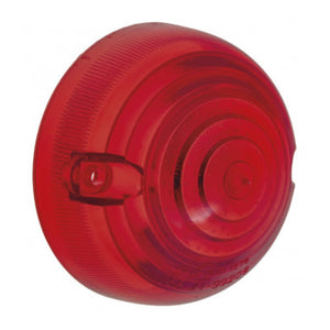 KUNSTSTOF INDICATORLENS, ROOD, SCHROEFBEVESTIGING