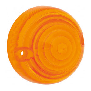 KUNSTSTOF INDICATORLENS, AMBER, SCHROEFBEVESTIGING