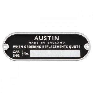 CHASSIS PLATE AUSTIN