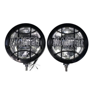 210mm MAXTEL LAMPS, STAINLESS STEEL, PAIR