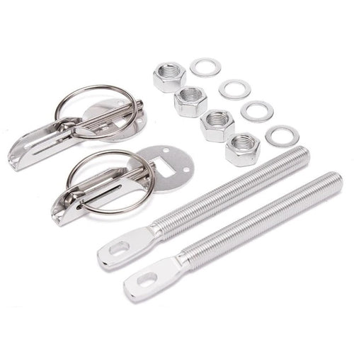 COMPETITION BONNET PIN KIT,STAINLESS STEEL