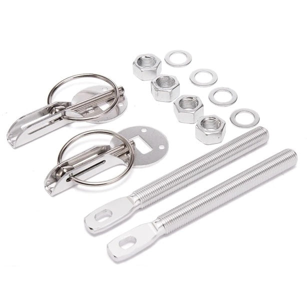 COMPETITION BONNET PIN KIT,STAINLESS STEEL