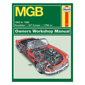 HAYNES WERKPLAATSHANDLEIDING MGB, NIET OP VOORRAAD!