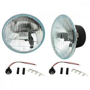 HEADLAMP KIT 7", WIPAC, WITH PILOT, LHD, HALOGEN BULB H4 INCL.