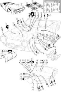 GROMMET & PLUG KIT COMPLETE