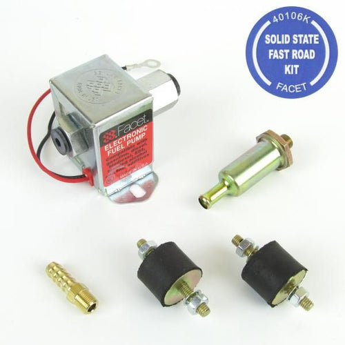 FACET ELECTRIC FUEL PUMP KIT, SOLID STATE 4-5.5PSI FAC40106K