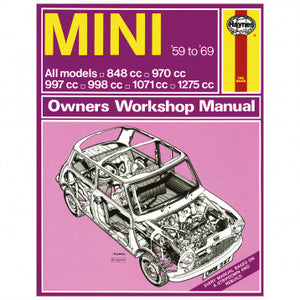 MANUEL D'ATELIER HAYNES, MINI CLASSIQUE 1959-69