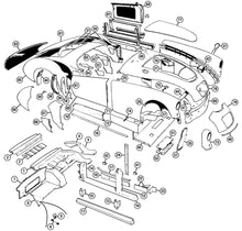 Charger l&#39;image dans la galerie, SEUIL ET PILIER ROADSTER LH, MGA