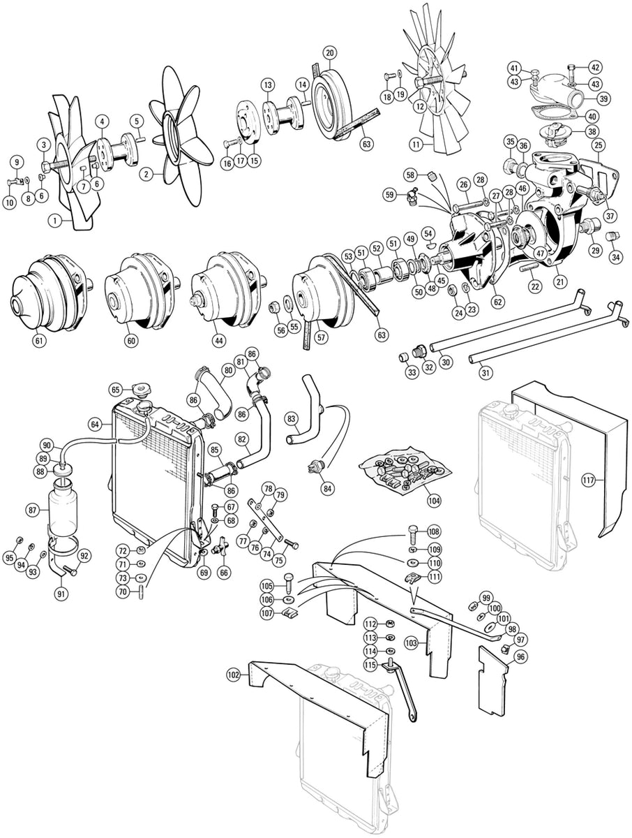 Suspension Radiateur Inférieur B11364 - Compatible VW Polo IV, SEAT Ibiza III, SKODA Fabia II - Pièce D'origine 6Q0121367A